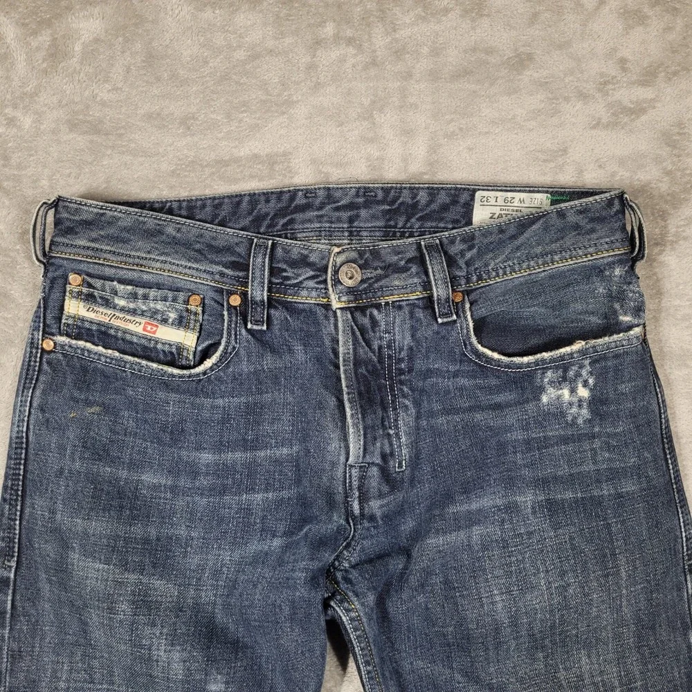 Vintage Diesel Zathan Jeans Mens 29x32 (Fits 31x32) Bootcut Low Rise 0071S Italy